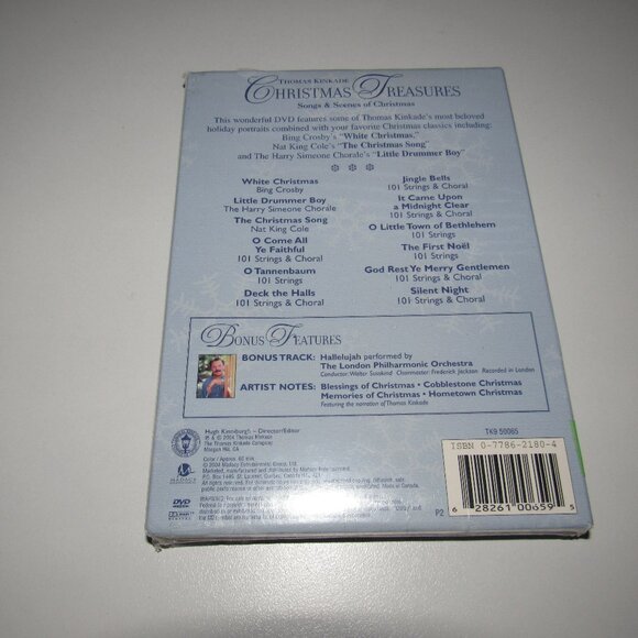 Thomas Kinkade Christmas Treasures DVD – Songs & Scenes of Christmas – Holiday - Picture 2 of 3
